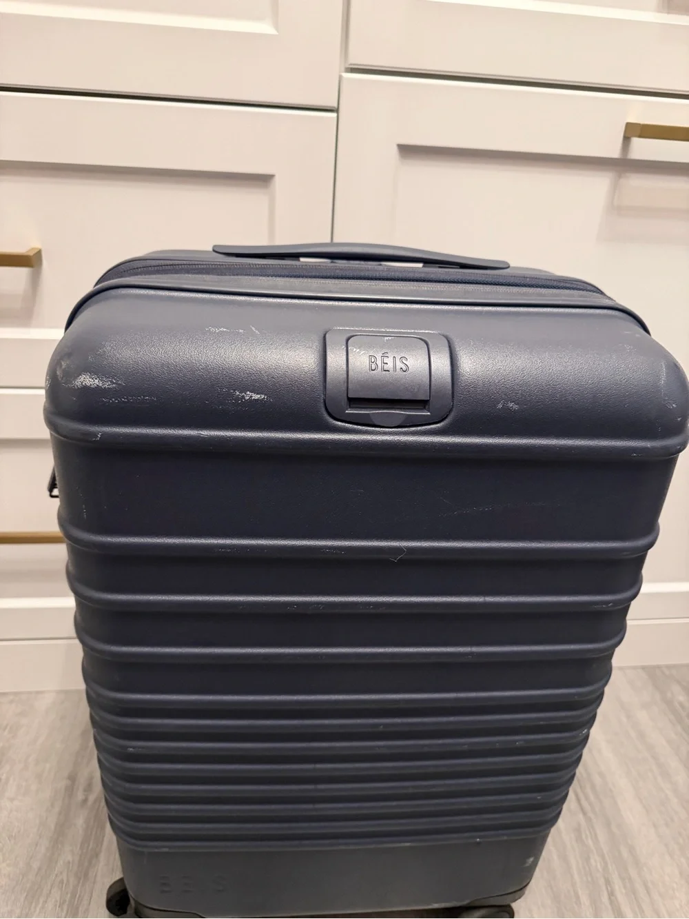 BEIS Navy Hard-Shell Carry-On Bag